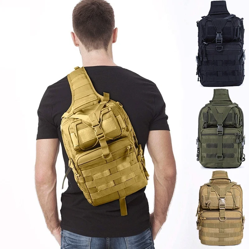 Top Trends: Military Tactical Assault Pack Sling Backpacks Army Molle Waterproof Rucksack Bag For Outdoor Hiking Travelling Backpacks Shoppable Styles