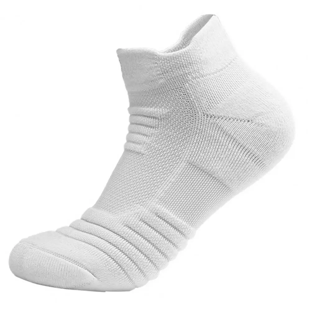 Top Trends: Men's Socks Compression Socks Breathable Socks Solid Color Thickened Men's Running Football Basketball Sports High Elastic Shoppable Styles - Image 4