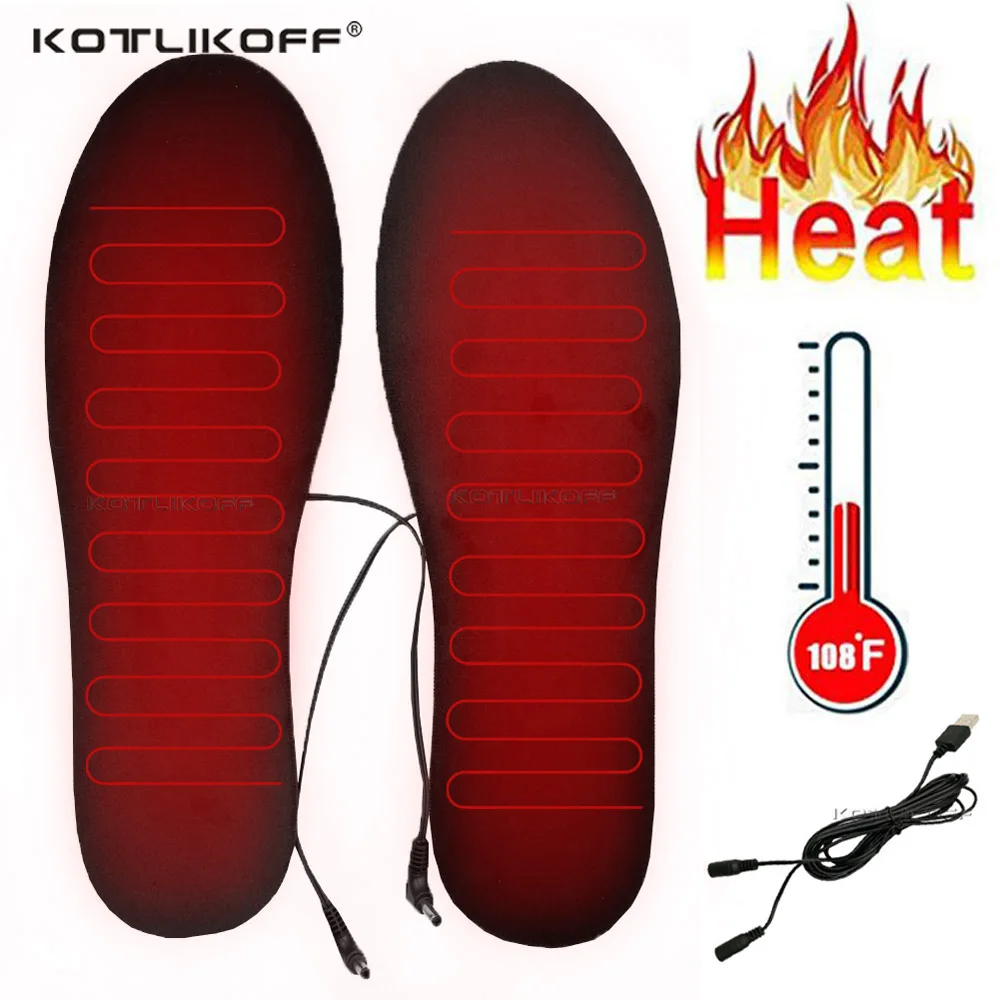 Top Trends: USB Heated Shoe Insoles Electric Foot Warming Pad Feet Warm Sock Pad Mat Electrically Heating Insoles Washable Winter Thermal Shoppable Styles