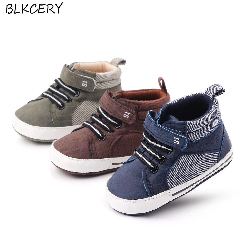 Top Trends: Fashion Brand Shoes Newborn Baby Boys Shoes Infant Shoes For 1 Year Old Soft Sole Crib Shoes Toddler First Walkers 0-18 Months Shoppable Styles