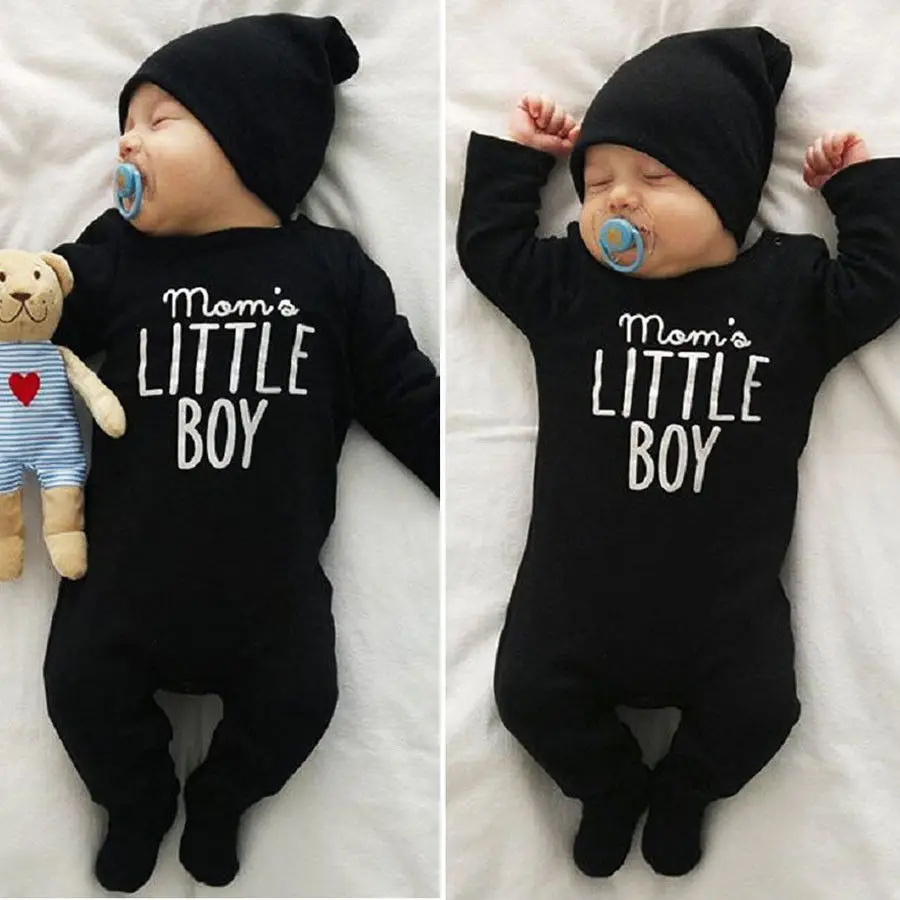 Top Trends: Autumn Winter Newborn Kids Baby Boys Long Sleeve Jumpsuit 0-24 Month Infant Baby Boys Romper Outfits Clothes Shoppable Styles