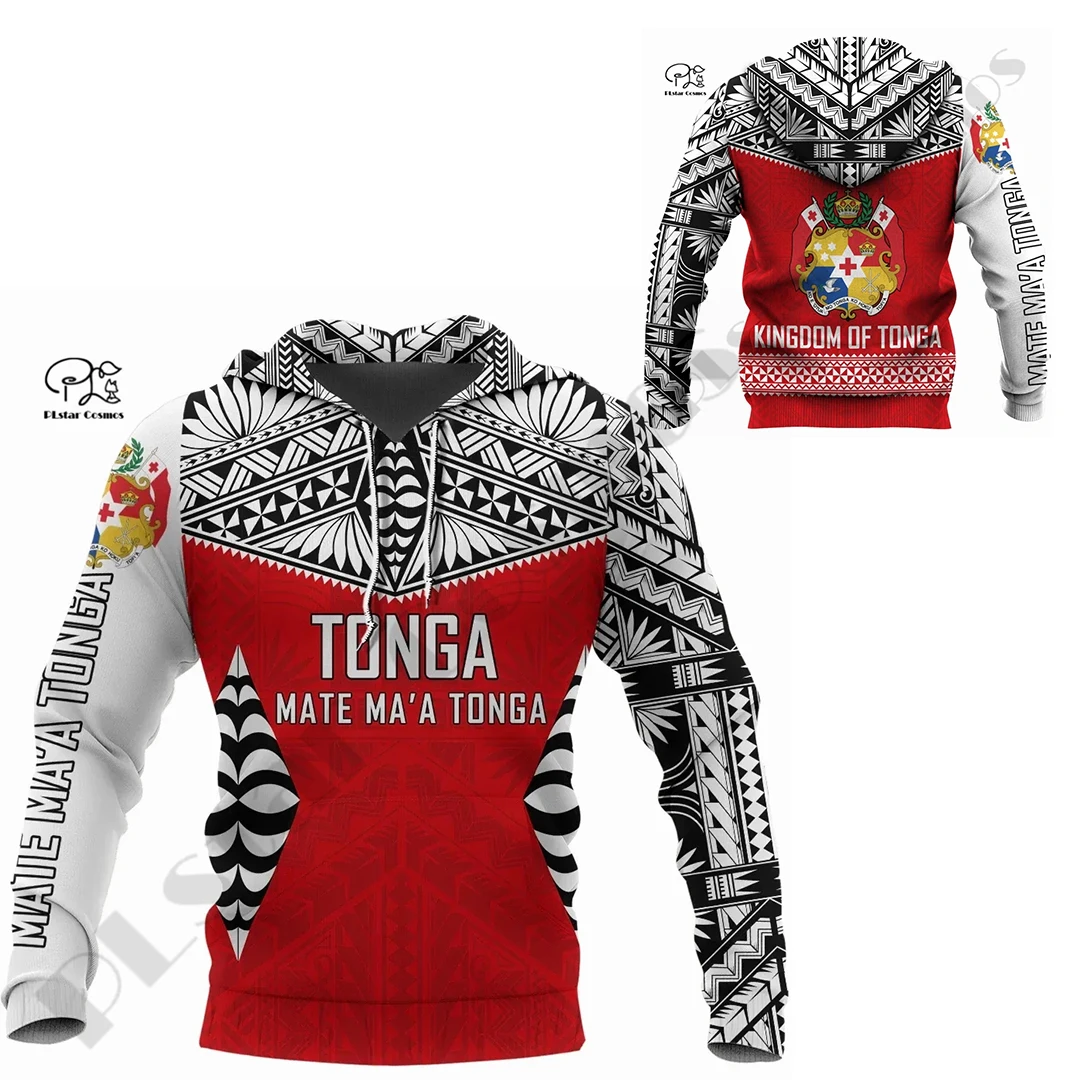 Top Trends: PLstar Cosmos 3Dprinted Newest Tattoo Tonga Tribal Art Harajuku Streetwear Pullover Unique Unisex Hoodies / Sweatshirt / Zip Style-3 Shoppable Styles