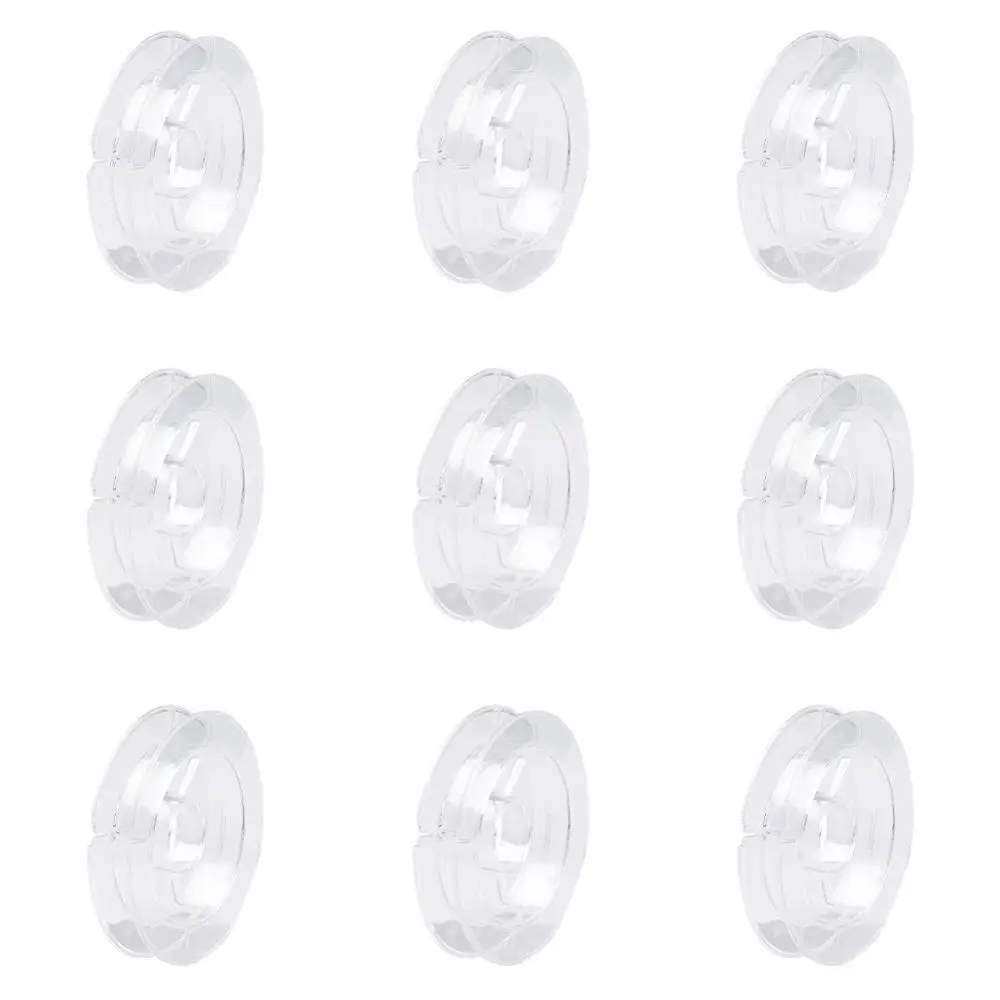 Top Trends: 200pcs Clear Wheel Plastic Spools For Beading Wire Thread String Wholesale Size 50x10mm Shoppable Styles