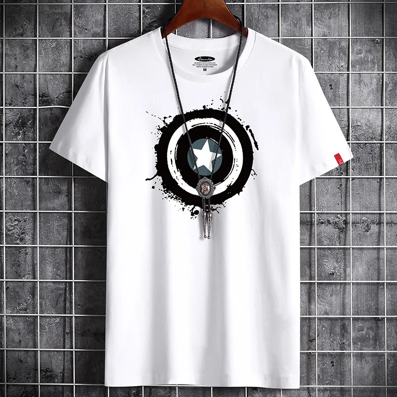 Top Trends: 2021 Newest T Shirt For Men Clothing Anime Fitness White O Neck Man T-shirt For Male Oversized S-6XL New Men T-shirts Goth Punk Shoppable Styles