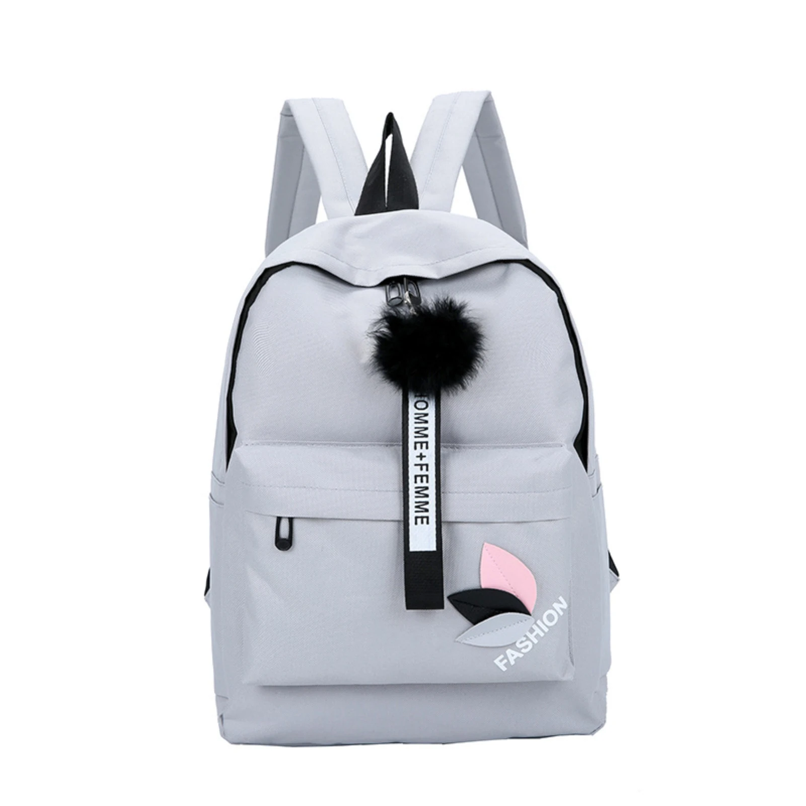 Top Trends: Women Casual Korean Style Canvas Backpack Travel Outing School Bag Storage All-match Harajuku School Pouch Shoulder Bag Shoppable Styles - Image 6