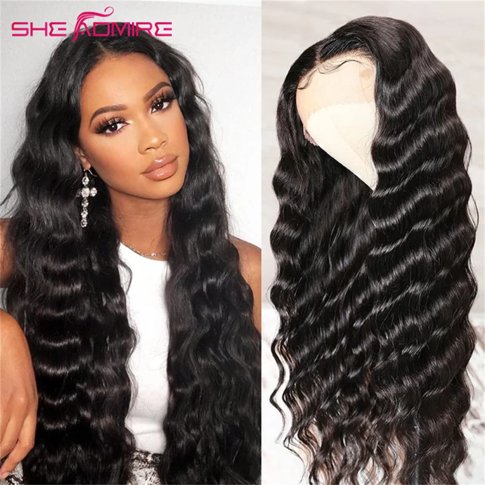 Top Trends: Loose Deep Wave Human Hair Wigs 13X4 13X6 HD Lace Frontal Wig Brazilian Pre Plucked 5x5 6x6 Closure Wigs For Women Human Hair Shoppable Styles