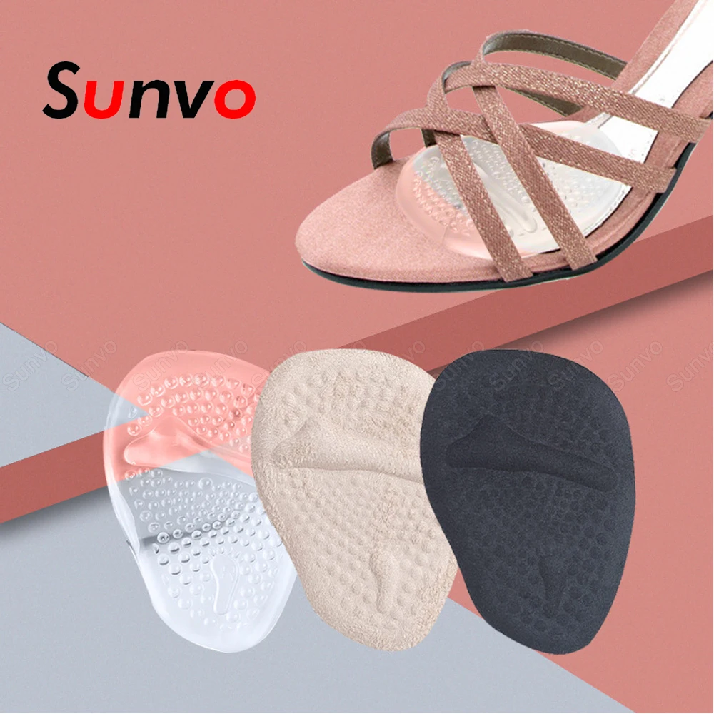 Top Trends: Forefoot Insert Pain Relief Half Size Shoe Pad For High Heels Women Slippers Sandals Anti-Slip Silicone Gel Insoles For Shoes Shoppable Styles