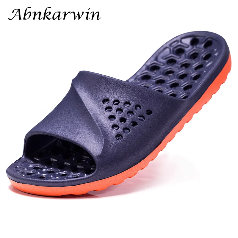 Top Trends: Summer Bathroom Slippers For Men Women Kids Badslippers Badeschuhe Bathing Shoes Shower Soft Indoor Home Beach Big Size 48 49 50 Shoppable Styles