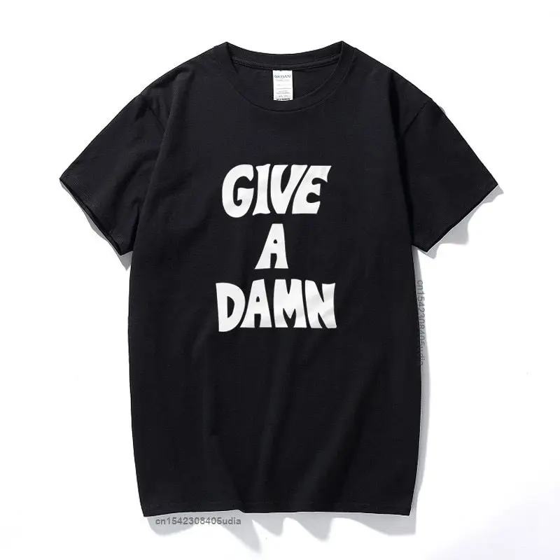 Top Trends: Give A Damn As Worn By Alex Turner T-Shirt Premium Cotton Music Top Camisetas Hombre Fashion Short Sleeves Tee Shirt Shoppable Styles