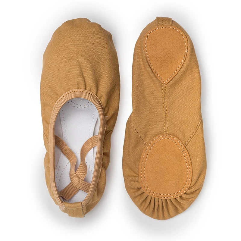 Top Trends: USHINE Quality TuoSe Professional Ballerina Split-Sole Canvas Dance Gymnastics Kids Yoga Ballet Flats Children Dance Shoe Woman Shoppable Styles