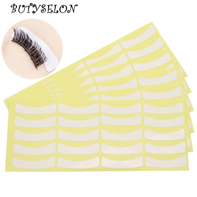 Top Trends: 100 Pairs Eyelash Extension Paper Patches Grafting Lash Under Eye Pad Tips Sticker Natural Eyelashes Makeup Paper Adhesive Tape Shoppable Styles