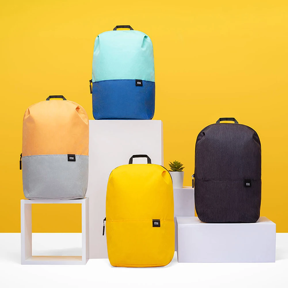 Top Trends: Xiaomi Colorful 7L Small Backpack Men Women Casual Backpack Waterproof Super Light Travel Student Portable Sports School Bag Shoppable Styles