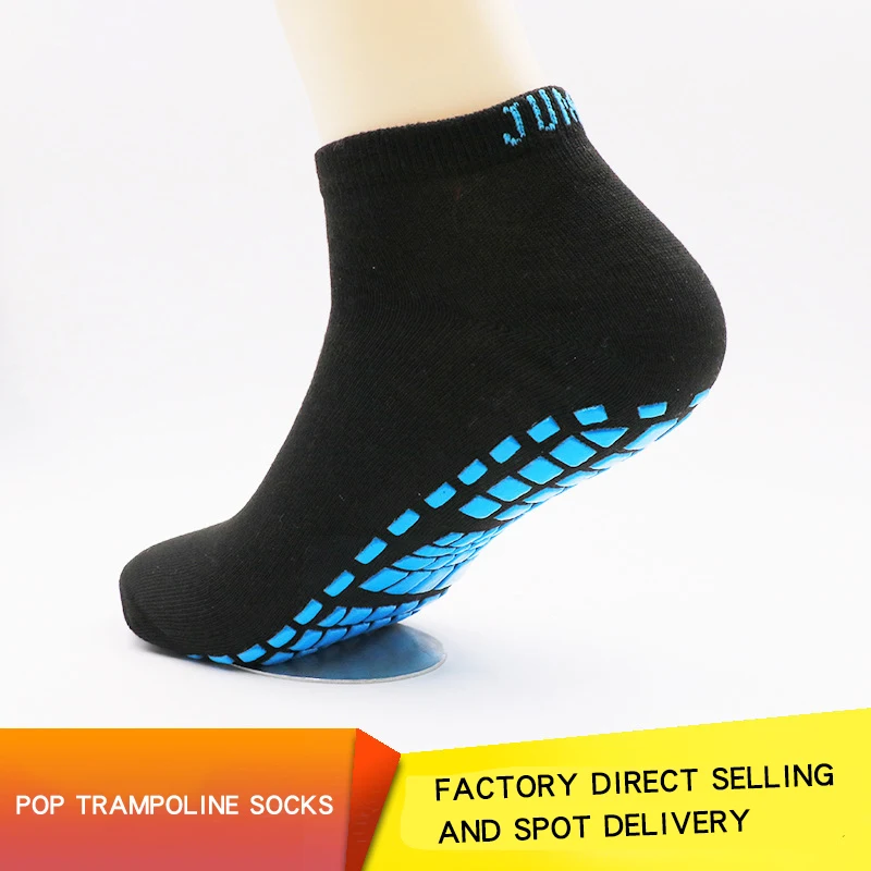 Top Trends: Trampoline Socks Anti-Slip Logo Custom Spring And Summer Thin Breathable Sweat Floor Socks Boys And Girls Sports Socks Shoppable Styles - Image 2