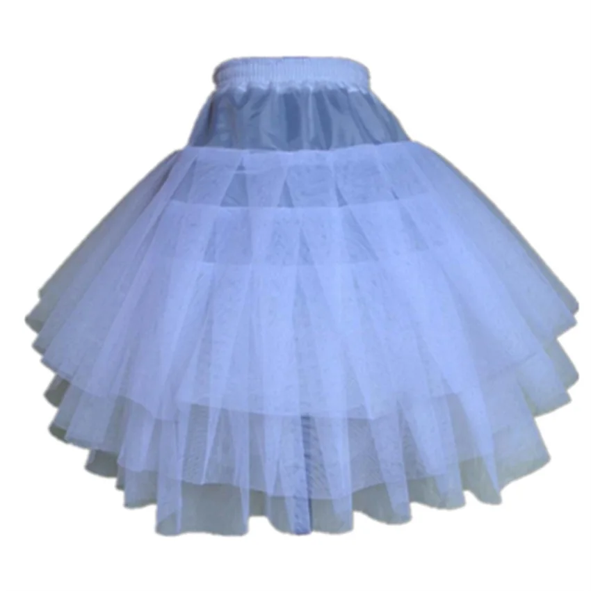 Top Trends: New Children Petticoats For Formal / Flower Girl Dress 3 Layers Hoopless Short Crinoline Little Girls / Kids / Child Underskirt Shoppable Styles