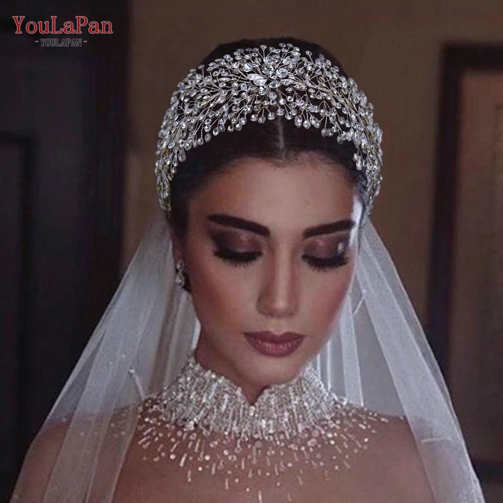 Top Trends: YouLaPan HP415 Rhinestone Bridal Headband Woman Tiara And Crown Wedding Hair Accessories Bride Headdress Banquet Headwear Party Shoppable Styles