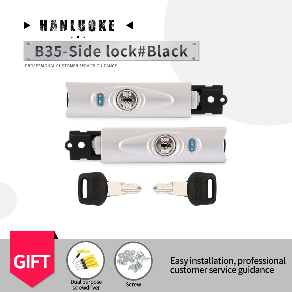 Top Trends: HANLUOKE B35 Travel Trolley Luggage Combination Lock Accessory Three Lock Buckle Customs Fixed Lock Universal Shoppable Styles