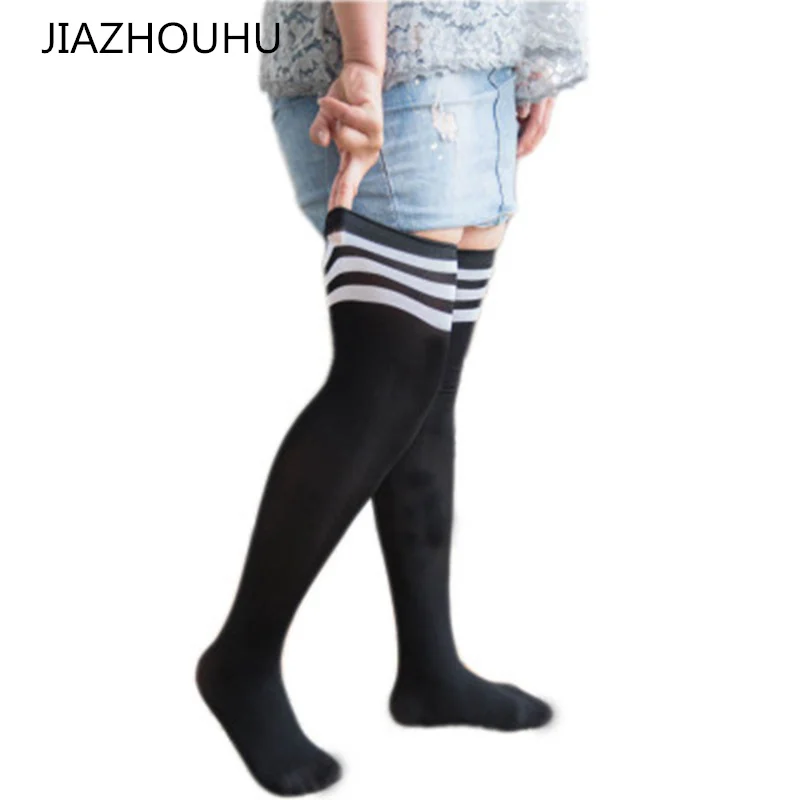 Top Trends: Large Size Loose Women&#039;s Stockings Over Knee Socks Thigh High Socks Explosion Plus Size Female Stockings Loose Long Socks Women Shoppable Styles