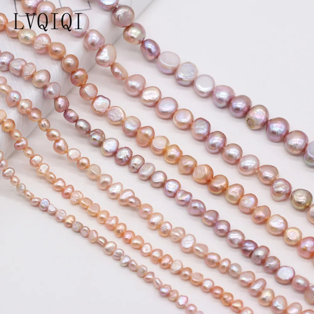 Top Trends: 100% Natural Freshwater Pearl Baroque High Quality Beads For Jewelry Making Irregular Bead DIY Bracelet Necklace Accessories Shoppable Styles