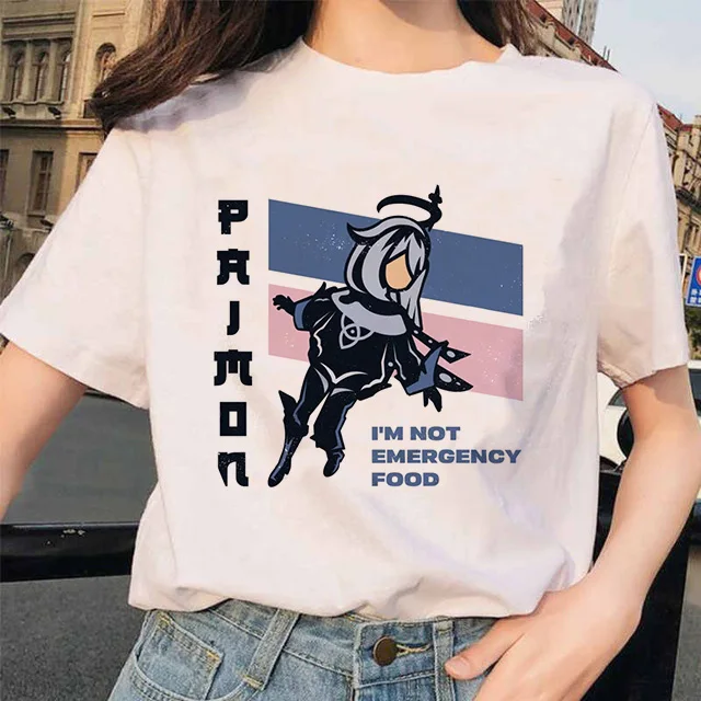 Top Trends: Genshin Impact T Shirt Women Game Cartoon Print T-Shirt Femme Kawaii Clothes Summer Tops Hu Tao Tshirt Funny Keqing Female Shoppable Styles - Image 5