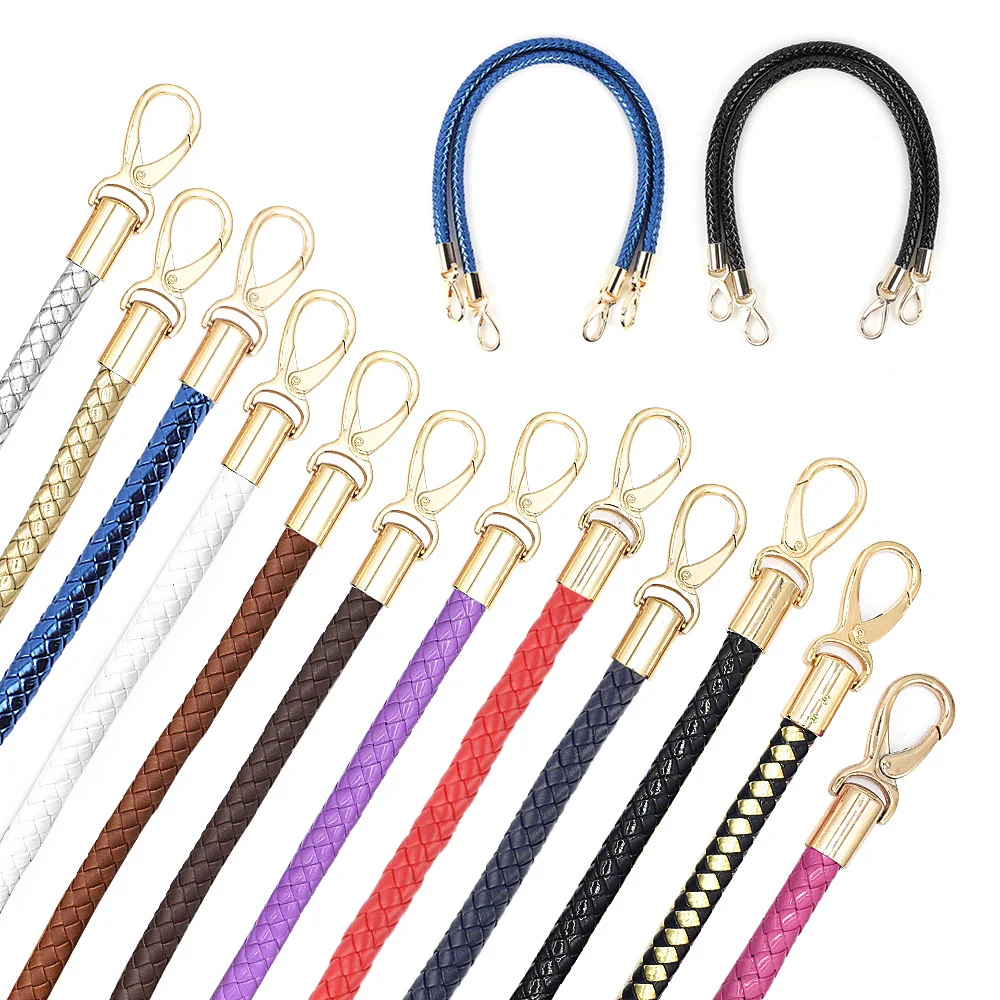 Top Trends: 2pcs 60CM Leather Bag Handles DIY Replacement Bag Straps Detachable Shoulder Bags Handbag Handles Bag Accessories Parts Shoppable Styles