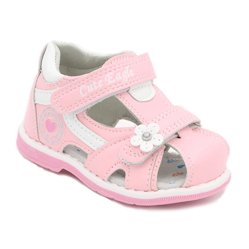 Top Trends: Girls Sandals Summer Flowers Sweet Soft Children's Beach Shoes Toddler Girls Sandals Orthopedic Princess Fashion High Quality Shoppable Styles