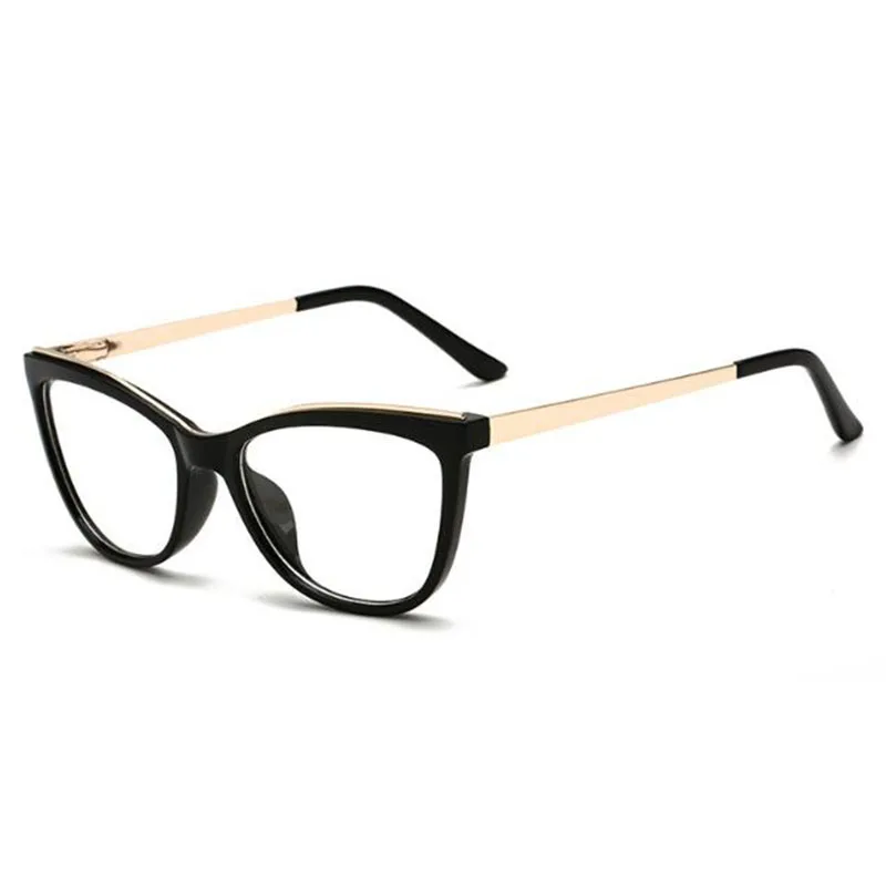 Top Trends: Diopter 0 -0.5 -0.75 -1.0 -1.5 -2.0 -3.0 To -8.0 Myopia Glasses Anti Blue Light Cat Eye Big Frame Prescription Eyewear Shoppable Styles - Image 3