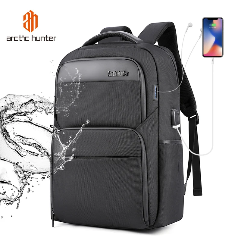 Top Trends: ARCTIC HUNTER Fashion Laptop Backpacks Large Capacity Backpack Male Mochila Waterproof Oxford Travel Backpack Men Ba Shoppable Styles