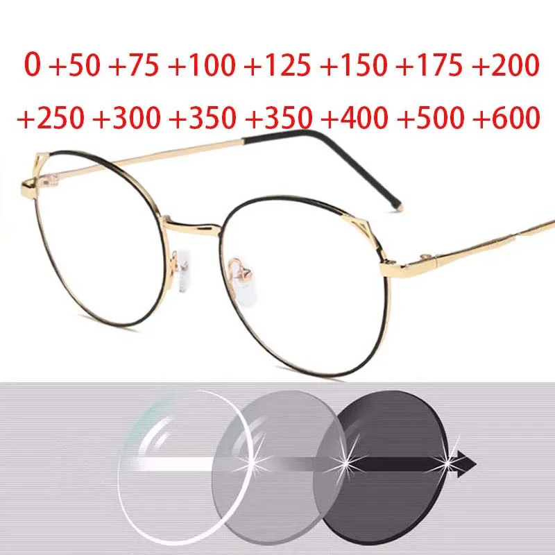 Top Trends: + 0.5 + 1 + 1.5 + 2 + 2.5 + 3 + 3.5 + 4 + 4.5 + 5 + 6 Finished Prescription Glasses Men Women Cat Eye Spectacles For Hyperopia With Diopter Shoppable Styles