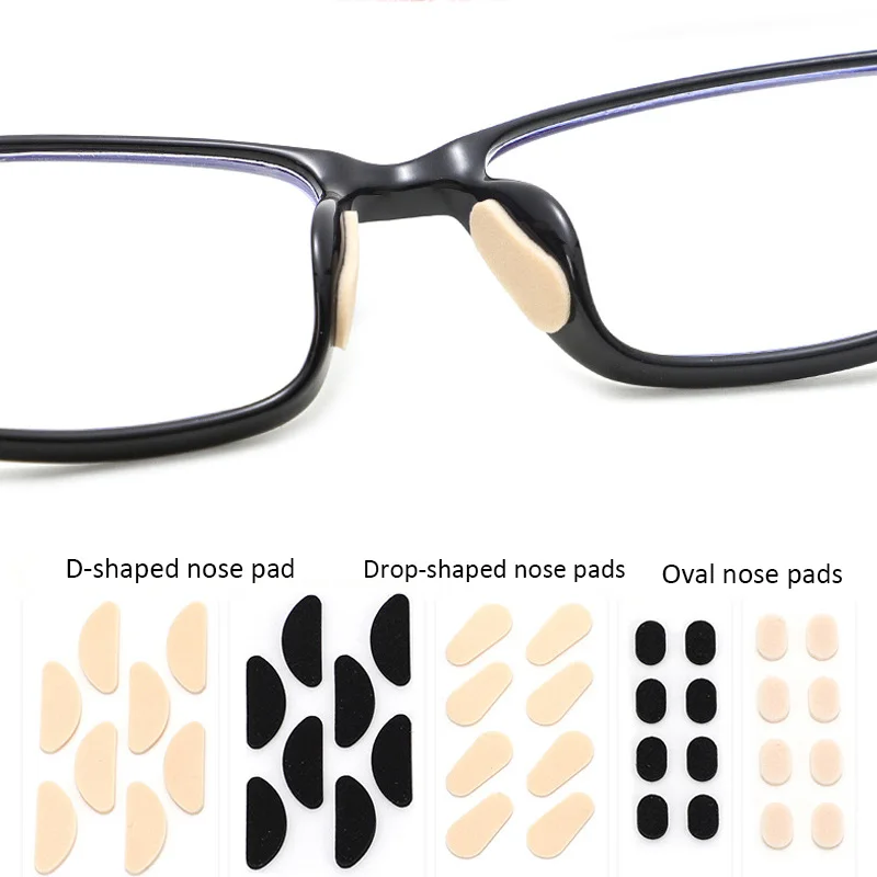 Top Trends: 4Pair Soft Foam Nose Pads Self Adhesive Eyeglass Nose Pads Unisex Anti-Slip Eyeglass Nose Pads Thin Nosepads For Glasses Shoppable Styles