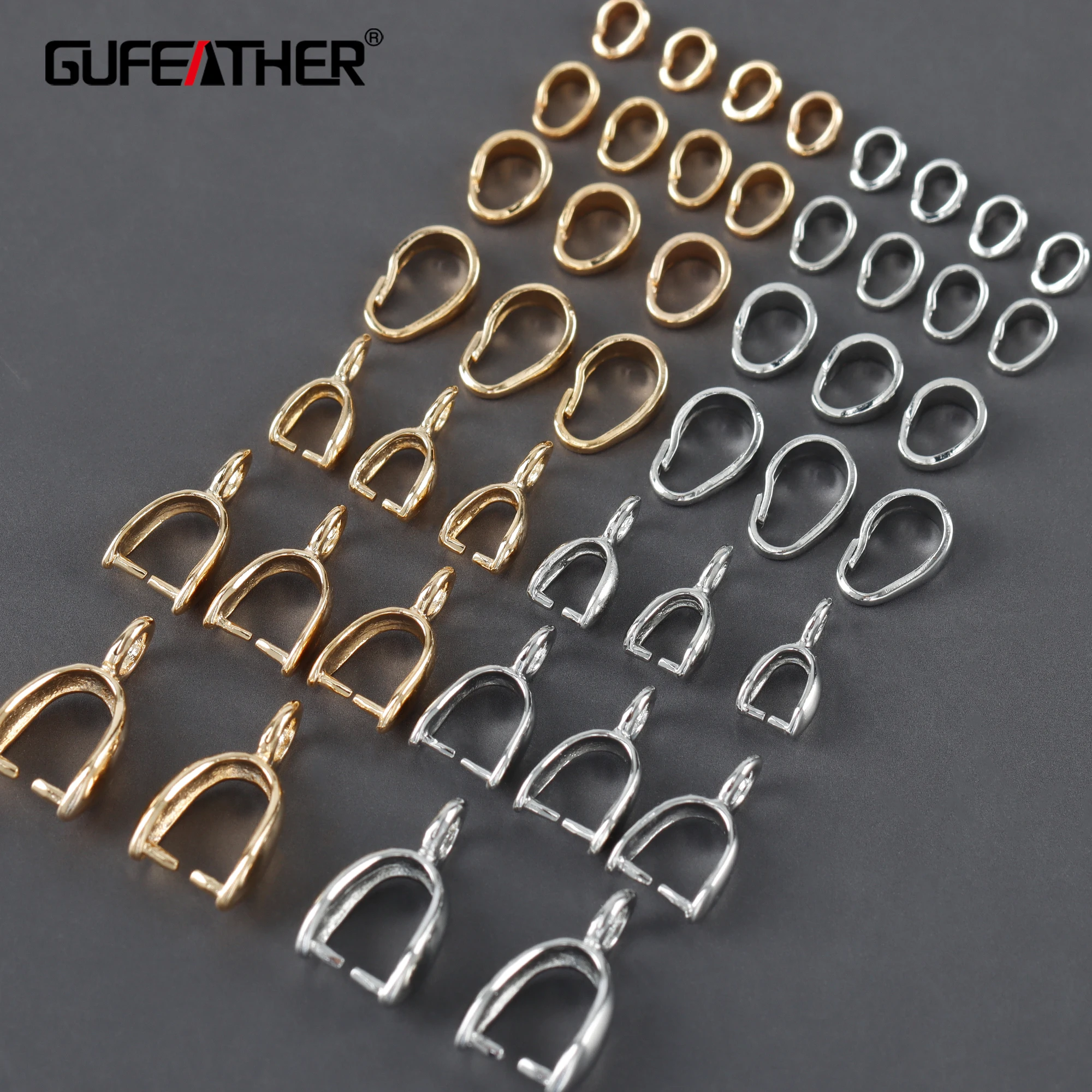 Top Trends: GUFEATHER M1086, jewelry Accessories, pass REACH, nickel Free, connector, 18k Gold Rhodium Plated, copper, jewelry Making, hook, one Pack Shoppable Styles