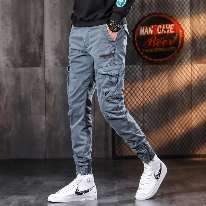 Top Trends: Fashion Tactical Cargo Pants Men Sport Joggers Casual Streetwear Hip Hop Slim Fit Trousers Shoppable Styles