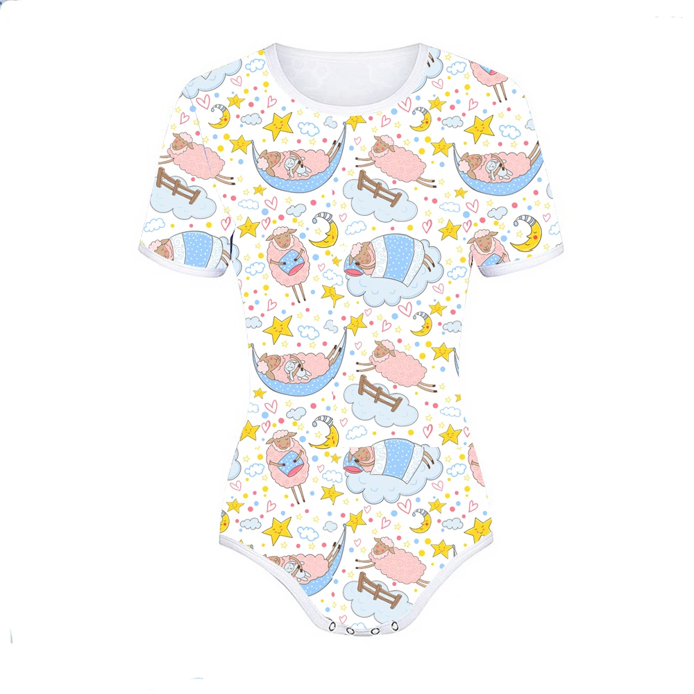 Top Trends: 2020 Newest Adult Sleeper Bodysuit Adult Baby Pajamas ABDL Diaper Onesie Shoppable Styles - Image 2