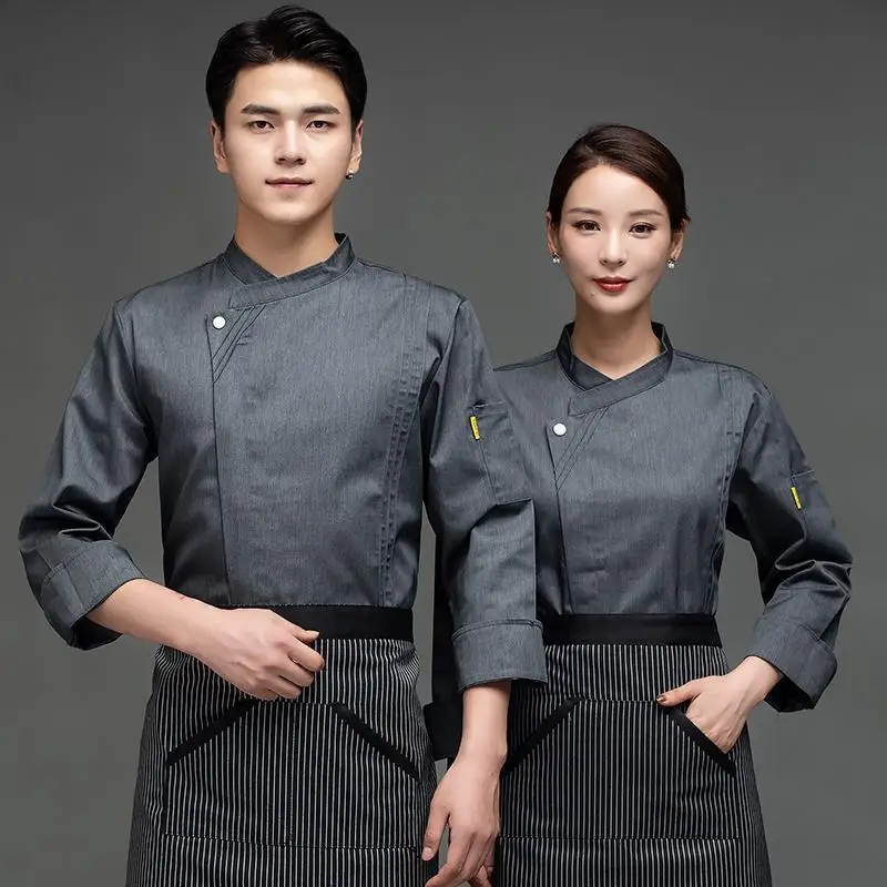 Top Trends: White Chef Coat Women Long Sleeve Apron Chef Jacket Head Chef Uniform Restaurant Hotel Kitchen Cooking Clothes Men Food Service Shoppable Styles