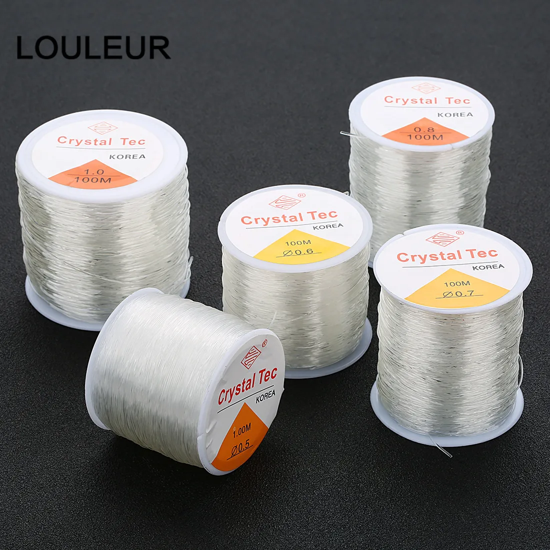 Top Trends: Louleur Strong Stretchy Elastic Ropes White Crystal String Cord Beading Wire Thread DIY Jewelry Bracelet Necklace Making Shoppable Styles