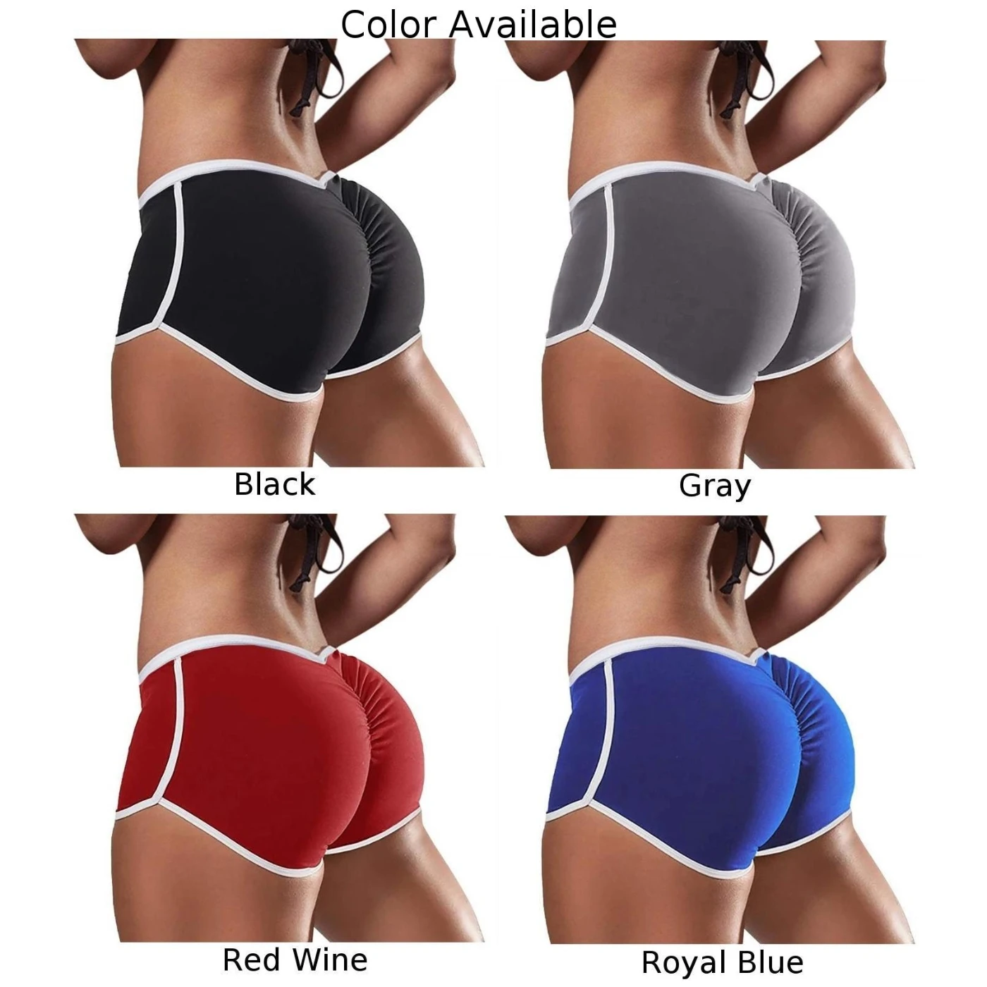 Top Trends: Women Workout Shorts Gym Jogging Short Breathable Sports Fitness Biker Panties Solid Color Thin Skinny Butt Lifting Sexy Shoppable Styles