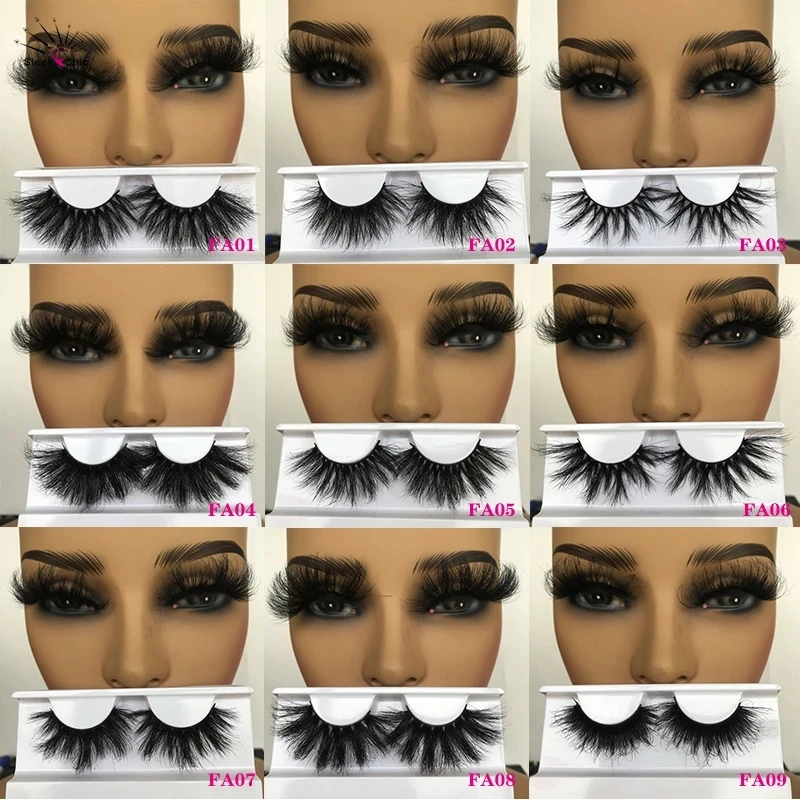 Top Trends: Sleek Chic Fluffy False Eyelashes 25mm Mink Lashes Wholesale Long Full Strip Lashes Vendors Mink Eyelashes Extension Bulk 1 Pair Shoppable Styles