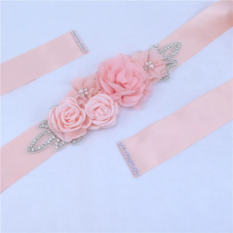 Top Trends: Wedding Accessories Bridal Wedding Belts Rhinestone Satin Flower Sash Woman Girl Waistband Wedding Sashes Belt Shoppable Styles