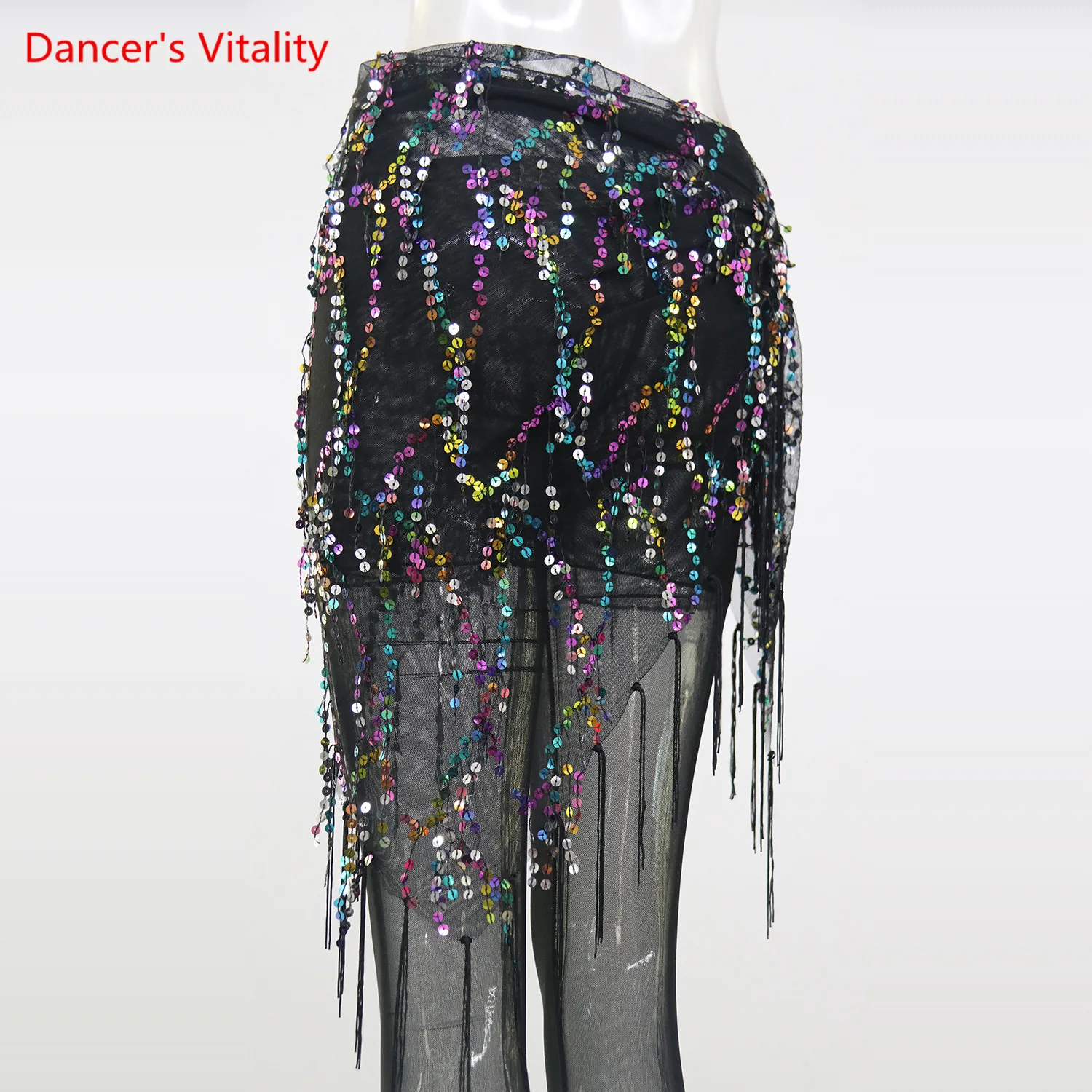 Top Trends: New Style Belly Dance Costumes Sequins Tassel Belly Dance Belts Hip Handkerchief Belts For Women Shoppable Styles