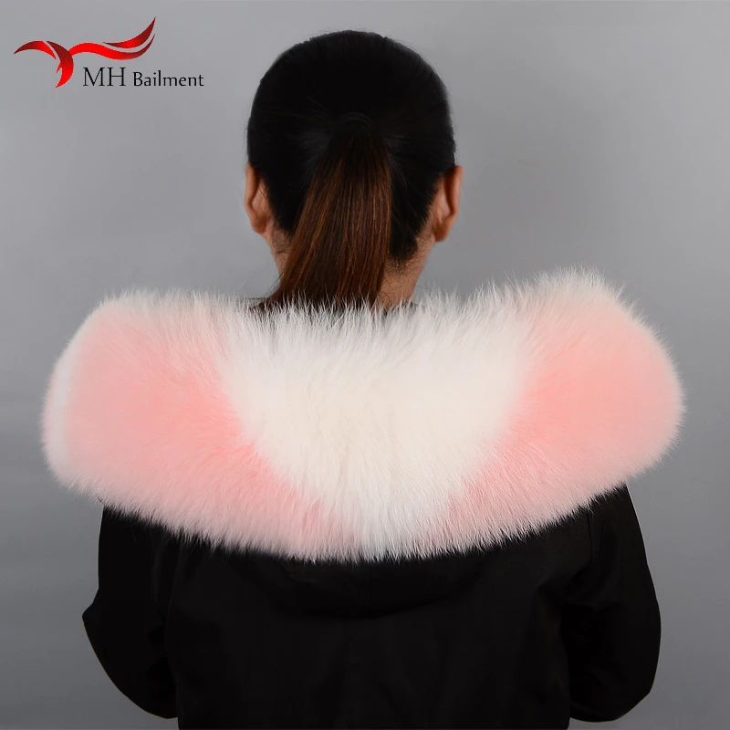 Top Trends: Winter Ladies Fur Fox Sweater Collar Female Fur Furry Stitching Shawl Coat Collar Female Fashion Warmth Hot Selling Around Shoppable Styles - Image 3