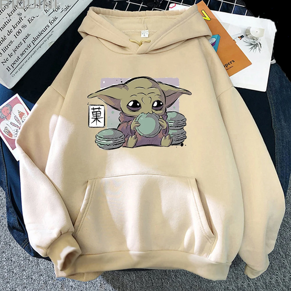 Top Trends: Baby Yoda Cartoon Hoodies Mens Mandalorian Star Wars Sweatshirts 2021 Autumn Fleece Soft Hooded Male Kawaii Disney Funny Hoodie Shoppable Styles