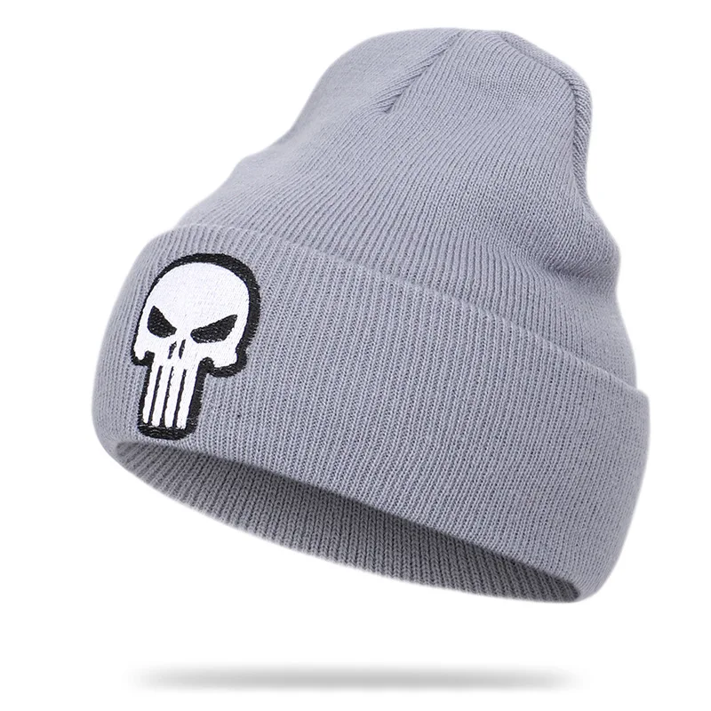 Top Trends: Beanies Hat Unisex Hat Keep Warm Skull Pattern Set Head Cap Winter Hat Casual Beanies Hip-hop Knitted Winter Hat Ski Beanie Hat Shoppable Styles - Image 4