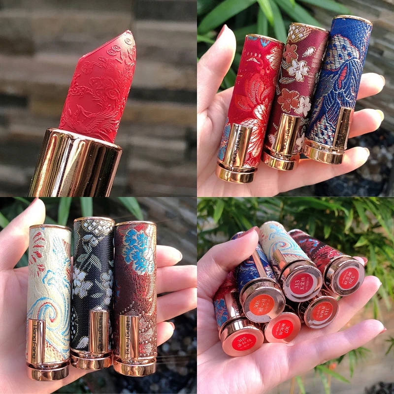 Top Trends: Oriental Classical Beauty Vintage Velvet Lipstick Matte Pigmented Waterproof Lasting Lip Makeup Silky Touch Charming Cosmetics Shoppable Styles - Image 2