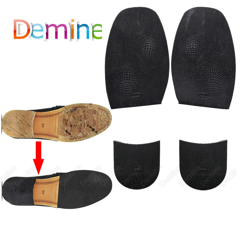 Top Trends: Rubber Patch Shoes Soles For Men Leather Shoes Forefoot Heel Anti Slip Sole Shoe Repair Replacement Outsole Insole DIY Mat Pad Shoppable Styles