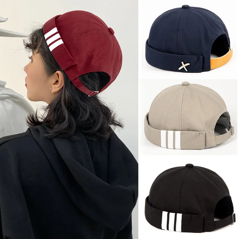 Top Trends: Men Women Landlord Hat Autumn Fashion Beanies Caps Cotton Adjustable Beanie Hats Fashion Street Melon Caps Unisex Shoppable Styles