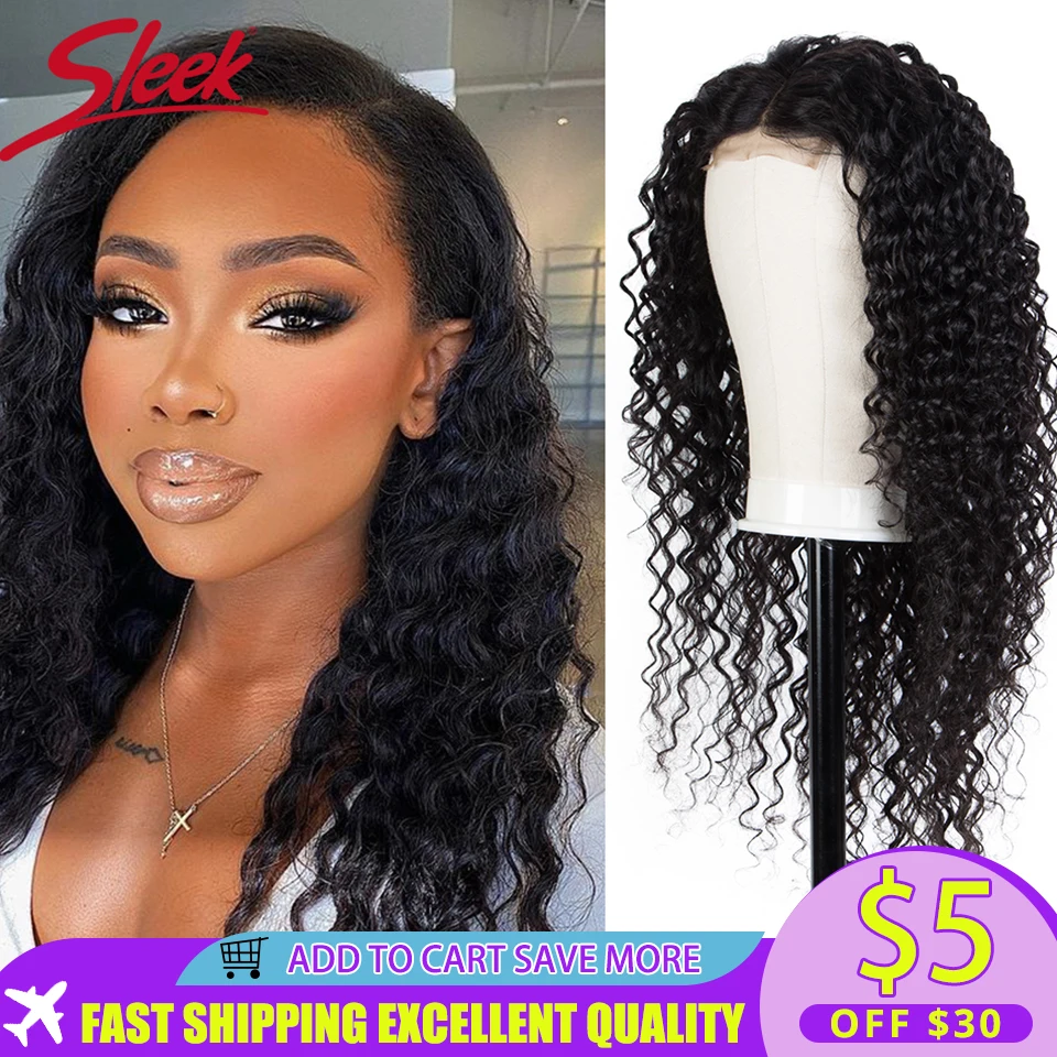 Top Trends: Sleek Human Hair Wigs For Women Deep Wave Lace Wig Curly Human Hair Wig Woman Bob Lace Wigs Deep Wave 4X4 Lace Closure Wig Shoppable Styles