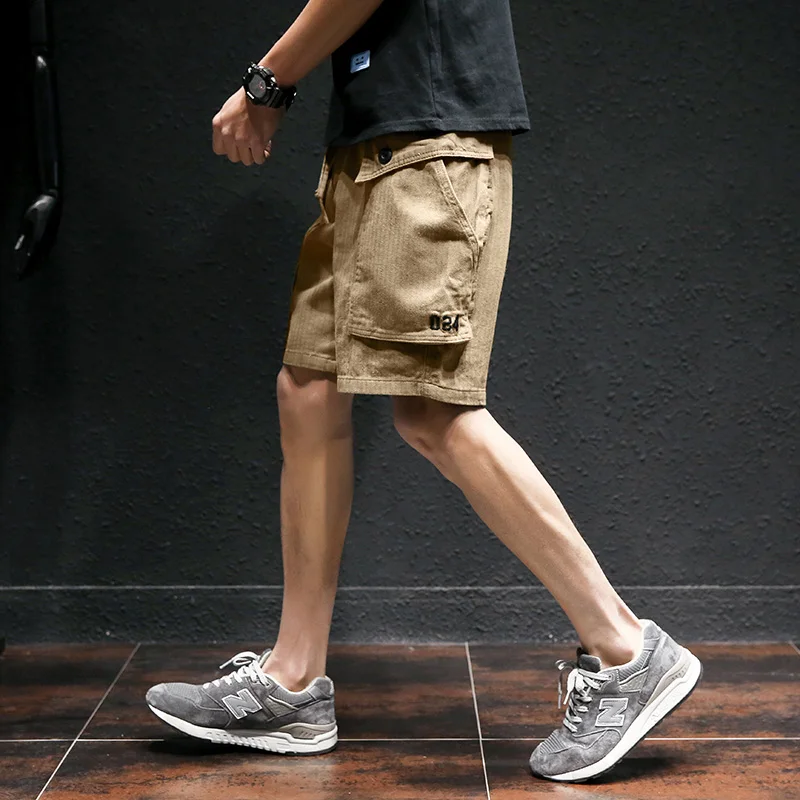 Top Trends: 2023 Mens Military Cargo Shorts Summer Army Green Cotton Shorts Men Loose Multi-Pocket Shorts Homme Casual Bermuda Trousers Shoppable Styles