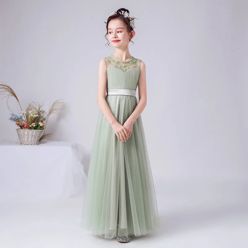 Top Trends: Dideyttawl Tulle Flower Girl Dresses For Wedding And Party Beading Birthday Princess Formal Pageant Gowns Concert Dress Junior Shoppable Styles - Image 4