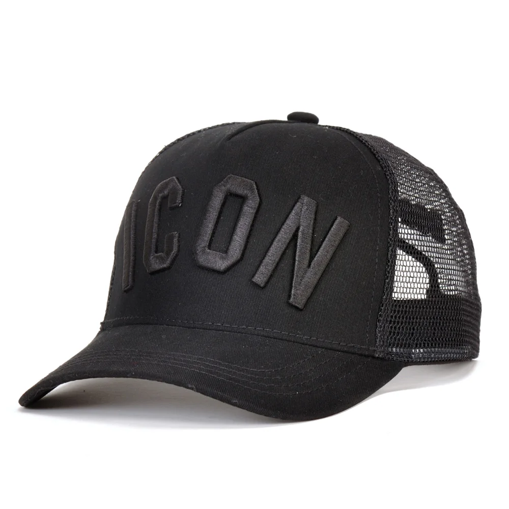 Top Trends: DSQICOND2 Cotton Summer Baseball Cap For Men Women Embroidery ICON Black Dad Hat Hip Hop DSQ Trucker Cap Hombre Gorras Casquette Shoppable Styles