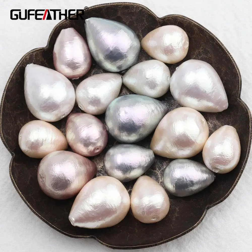 Top Trends: GUFEATHER M557, Artificial Pearl, jewelry Accessories, jewelry Making, water Drop Shape, earrings Stud, diy Earrings Pendant, 10pcs / lot Shoppable Styles