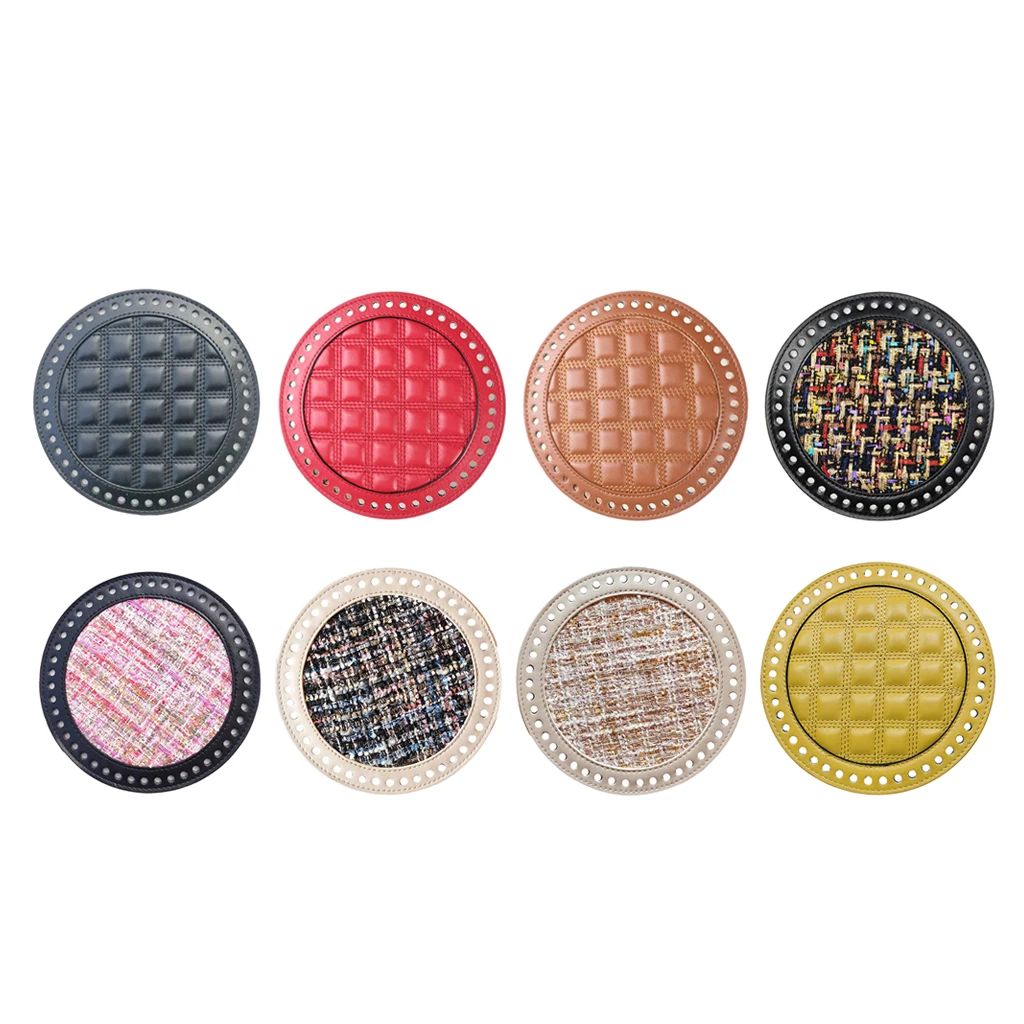 Top Trends: Round Design Crochet Bag Bottom Shaper Cushion Pad Insert Base For Purse Making Shoppable Styles